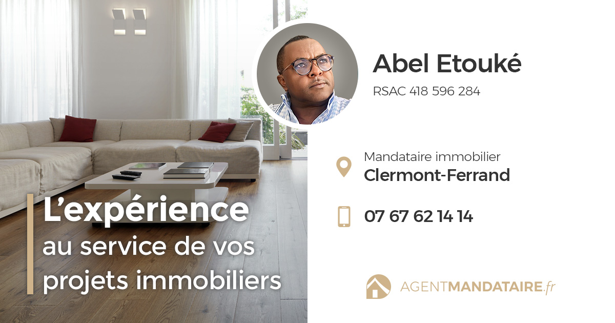 Abel Etouk Agent mandataire immobilier Clermont Ferrand 63000