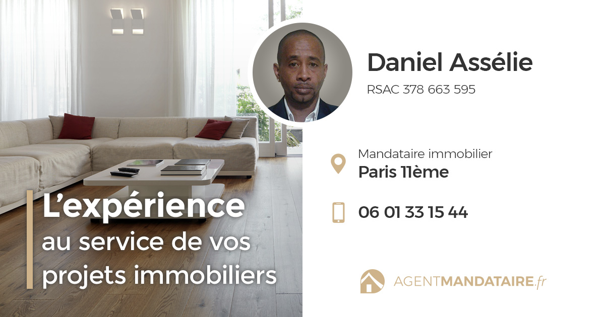 Daniel Ass lie Agent mandataire immobilier Paris 11 me 75011